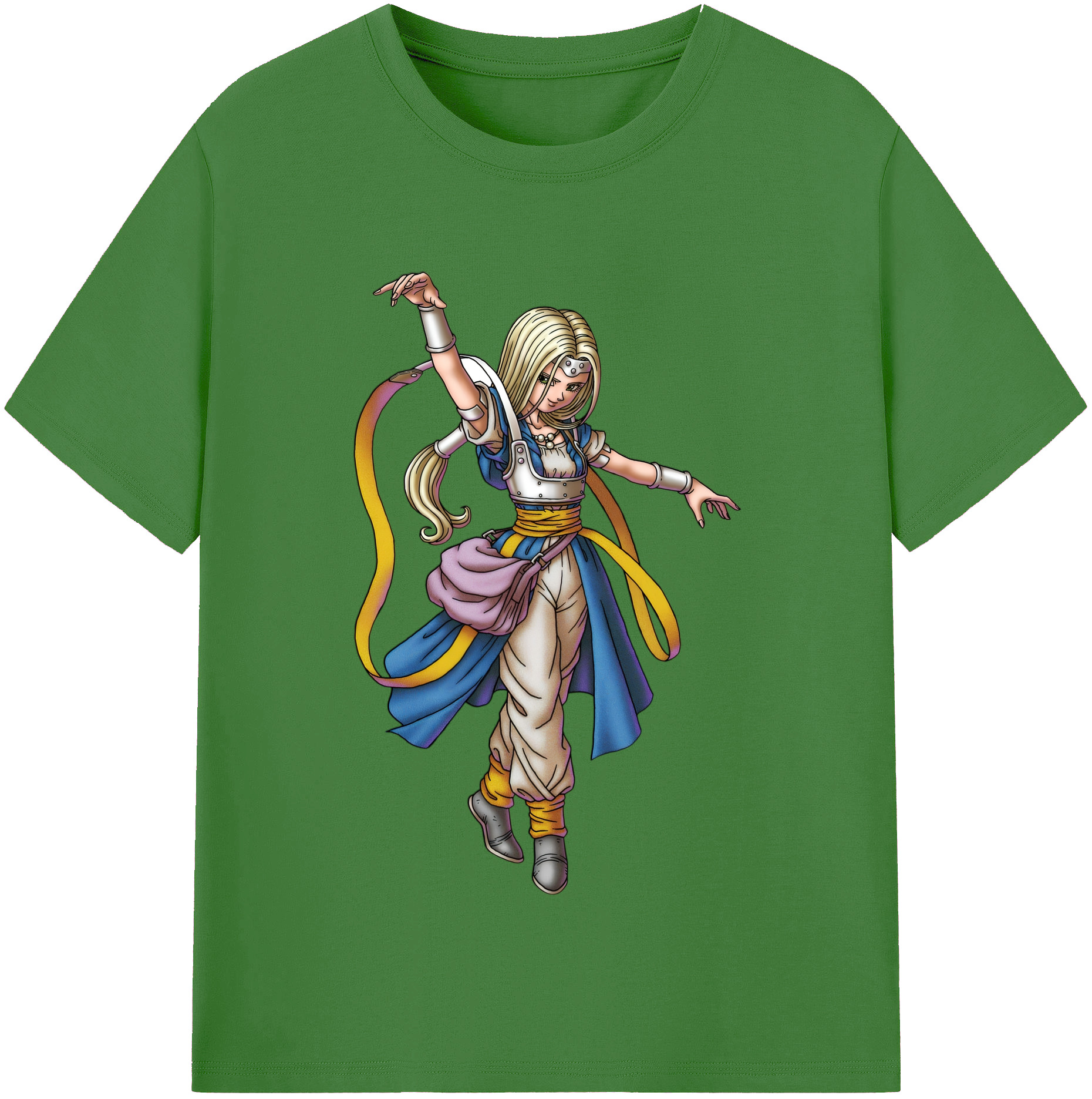 （画像用） ドラゴンクエスト Doragon Kuesuto Dragon Quest レディースカジュアルプリントTシャツ（綿100％）